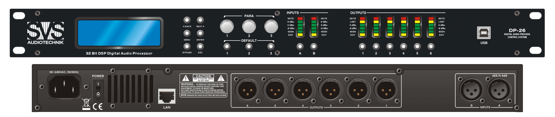 SVS Audiotechnik DP-26 Цифровой процессор: 2 входа 6 выходов в Алапаевске