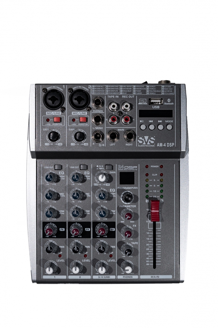 SVS Audiotechnik mixers AM-4 DSP Аналоговый микшерный пульт, 4-канала в Алапаевске