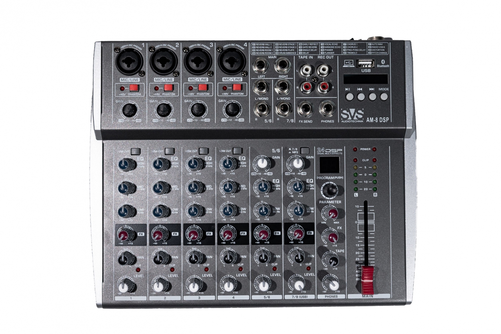 SVS Audiotechnik mixers AM-8 DSP Микшерный пульт аналоговый, 8-канальный в Алапаевске